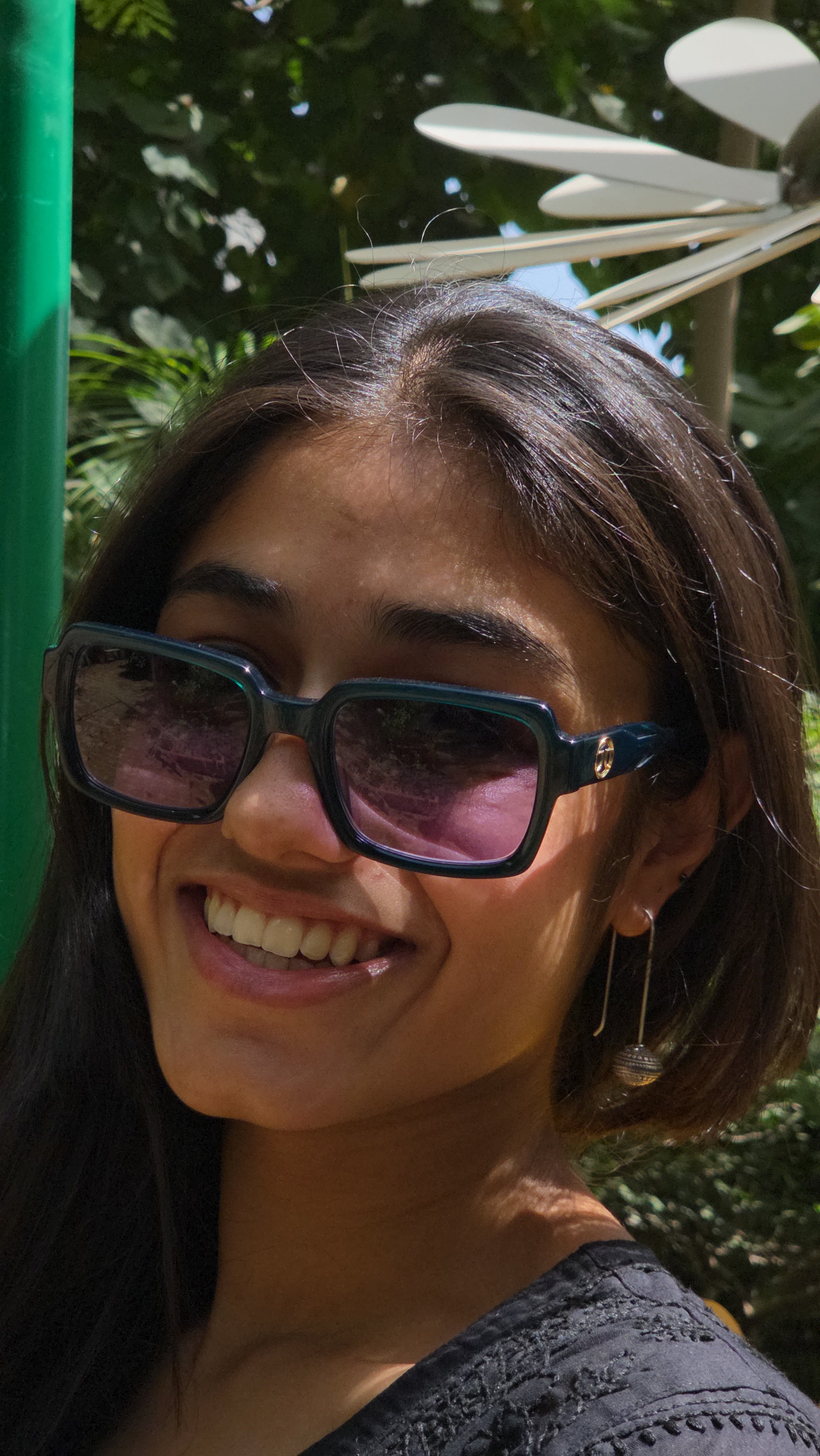 Aayat Lunar Orbs Silver Earrings