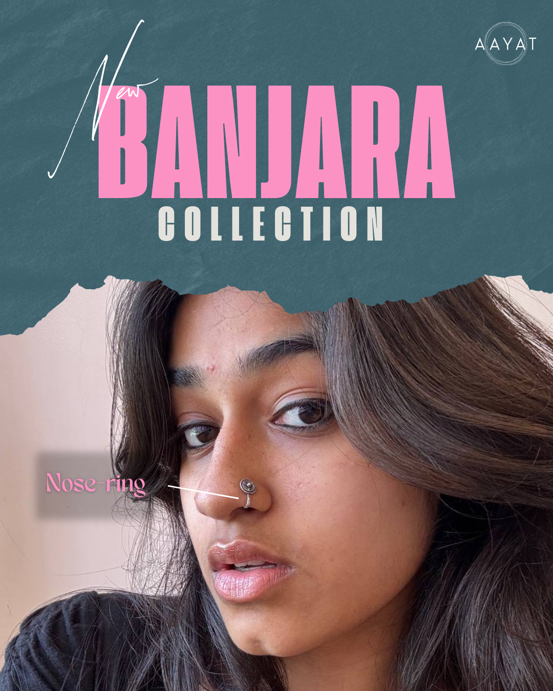 Mystic Mandala Silver Nose Ring