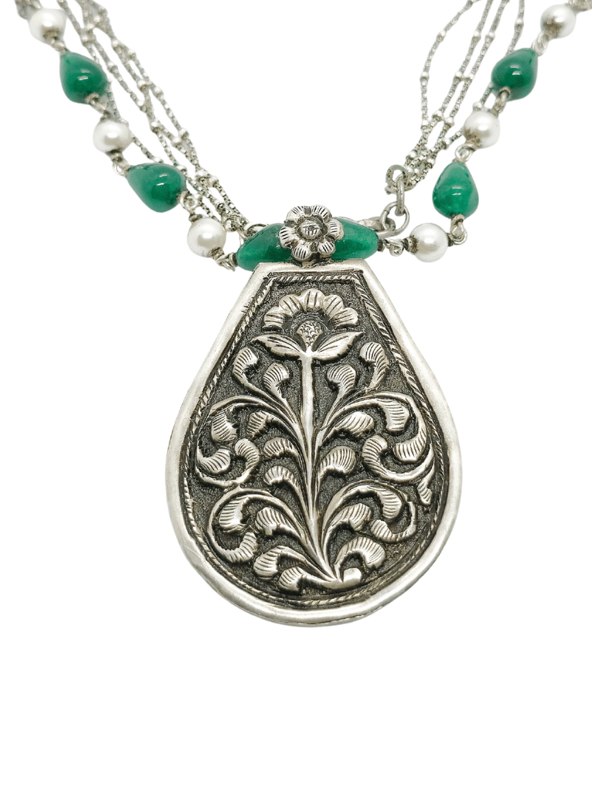 Aayat Noor Silver Necklace