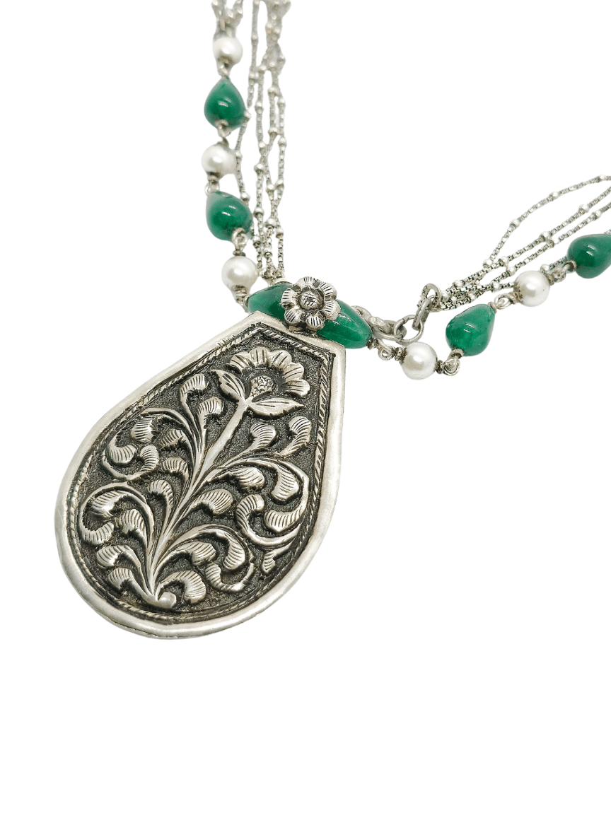 Aayat Noor Silver Necklace