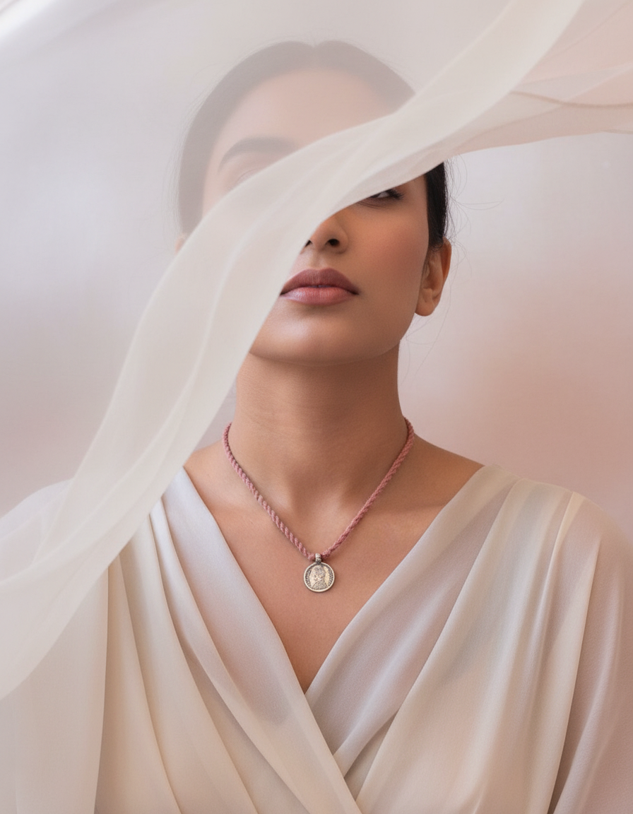 Aayat Gypsy Rose Silver Pendant