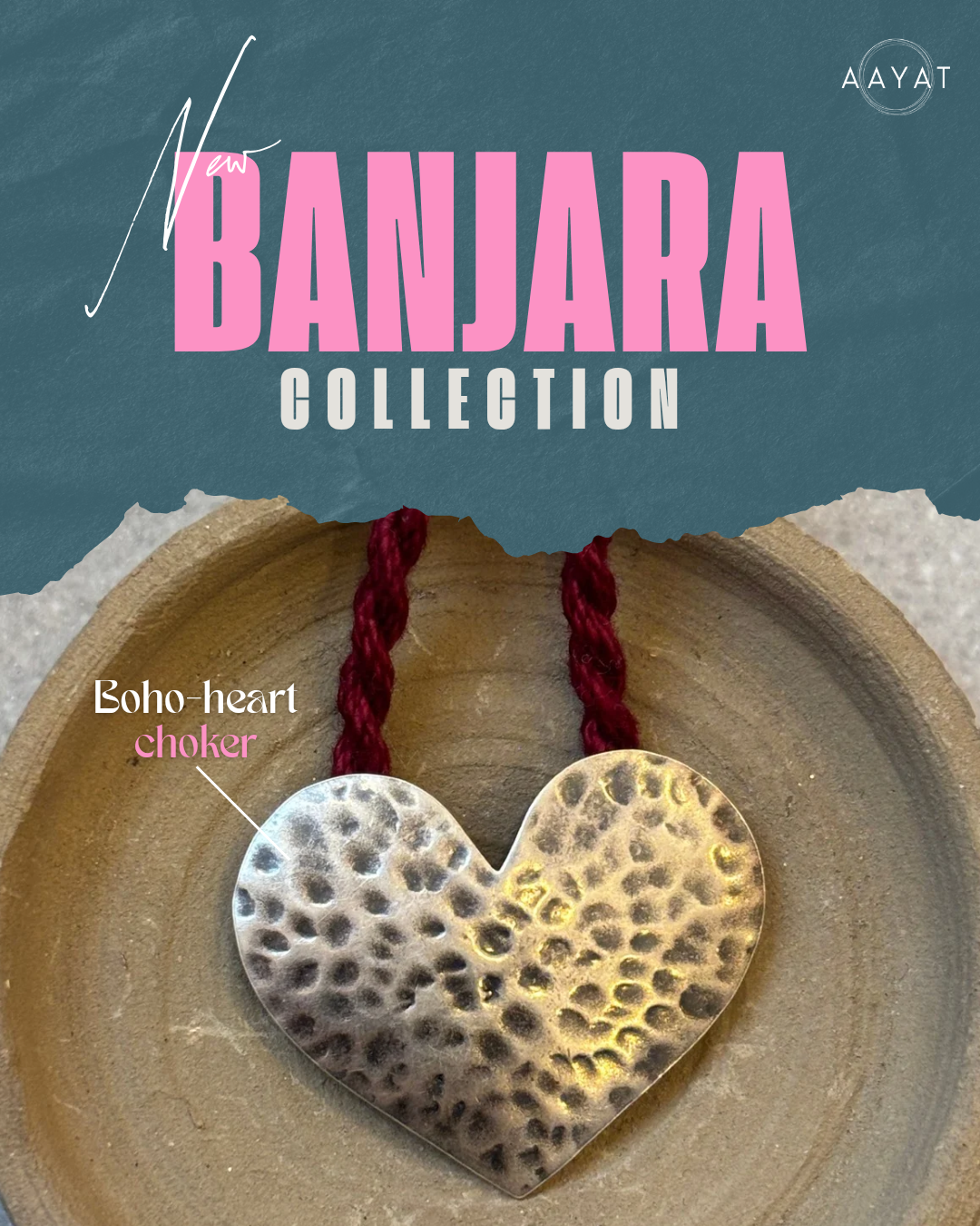 Aayat Boho Heart Choker
