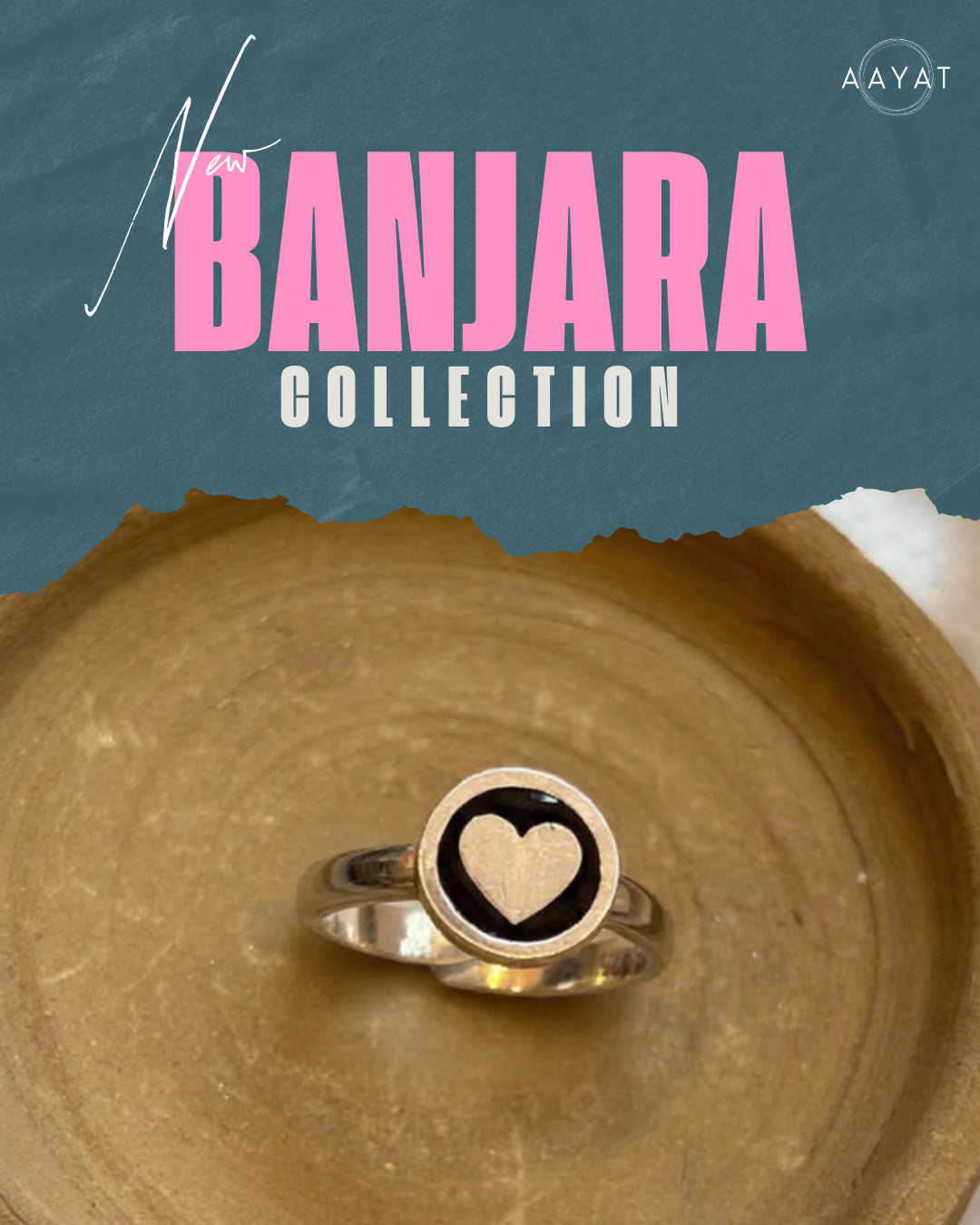 Nomad Heart Signet Ring