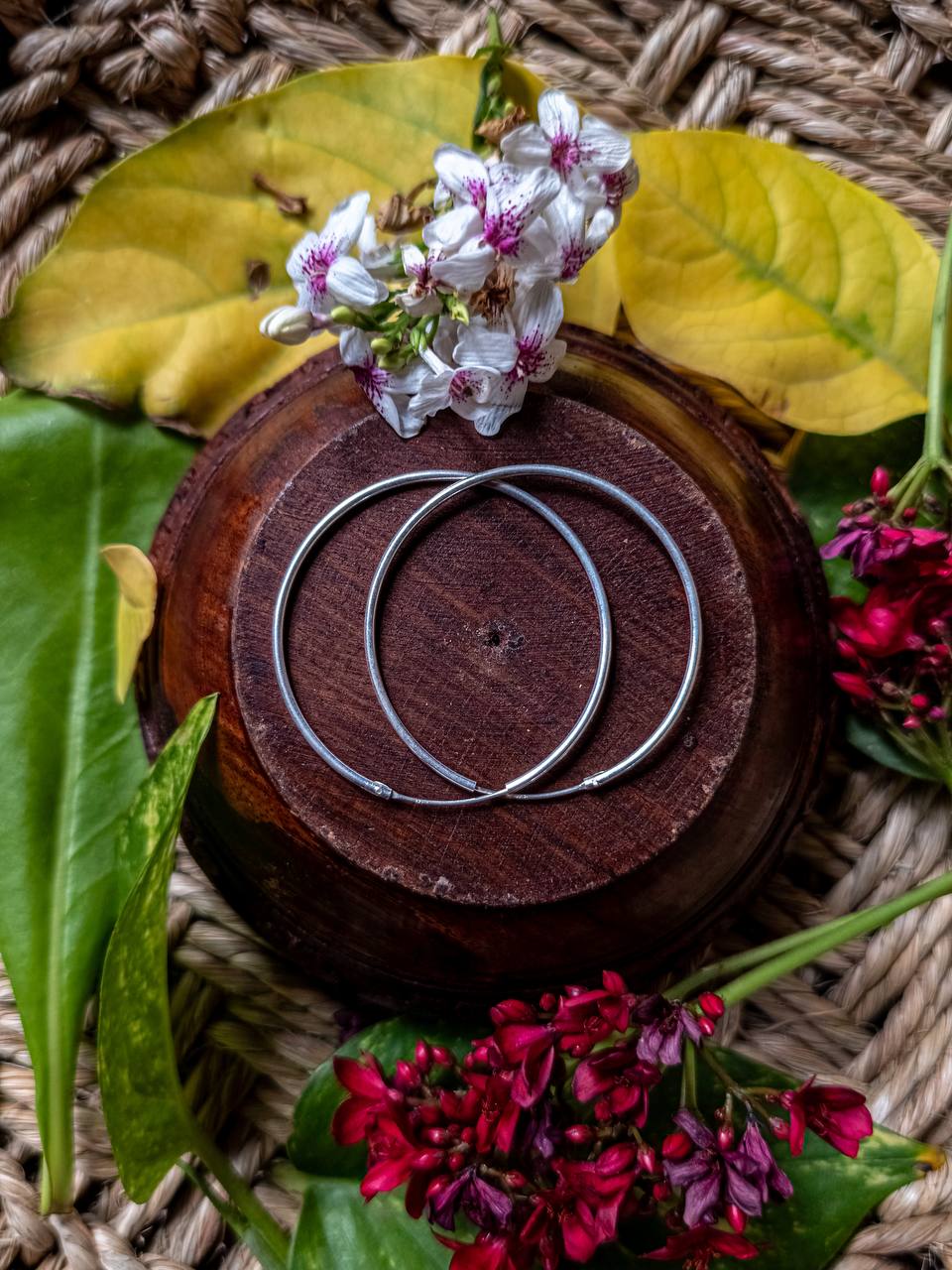 Aayat Silver Party Hoops